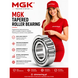 30202 MGK 15x35x11,75 Tapered Roller Bearing