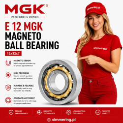 E 12 MGK 12x32x7 Magneto Ball Bearing