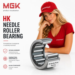 HK 4516 MGK 45x52x16 Łożysko Igiełkowe