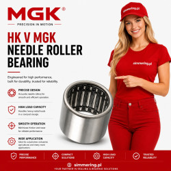 HK 5020 V MGK 50x58x20 Needle Roller Bearing