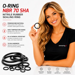 O-ring 45x10 NBR 70 ShA - Nitrile Rubber Sealing Ring