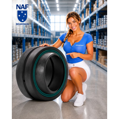 GE 22 E 2RS NAF 22x40x18 - Sealed Spherical Plain Bearing