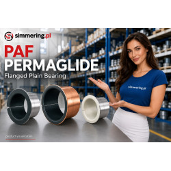 PAF08055 P10 PERMAGLIDE 8x10x5.5 mm Flanged Plain Bearing