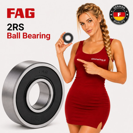 FAG 6302 2RS C3 15x42x13 Deep Groove Ball Bearing