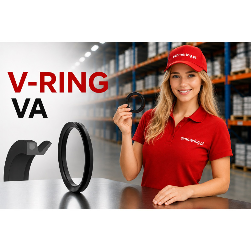 V‑RING VA‑220 NBR - uszczelniacz wału typu VA