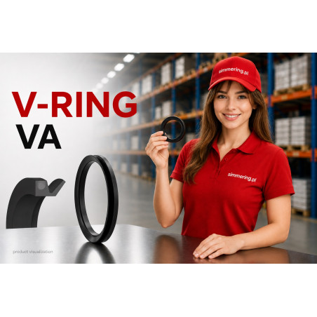 Uszczelniacz V‑RING VA 45 NBR