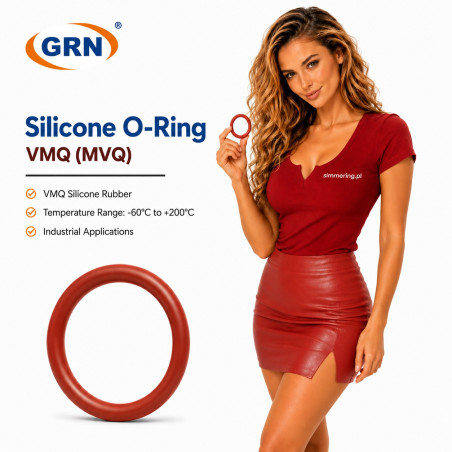 Oring 14x2 MVQ 70 ShA - Silikonowy O‑Ring