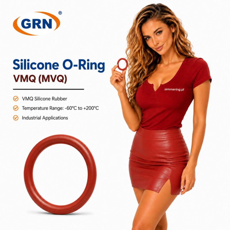 Oring 11x1 MVQ 70 ShA silikonowy