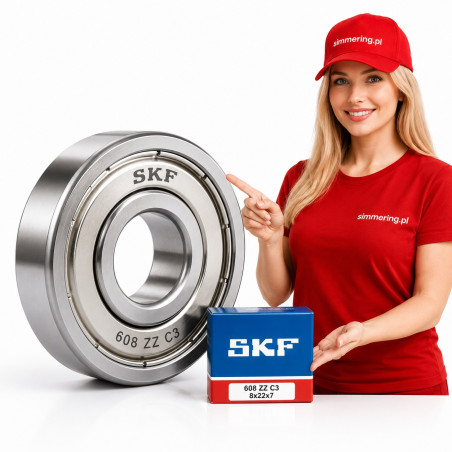 W 6002 ZZ SKF - łożysko kulkowe nierdzewne 15x32x9