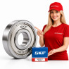 W 6002 ZZ SKF - Stainless Steel Ball Bearing 15x32x9