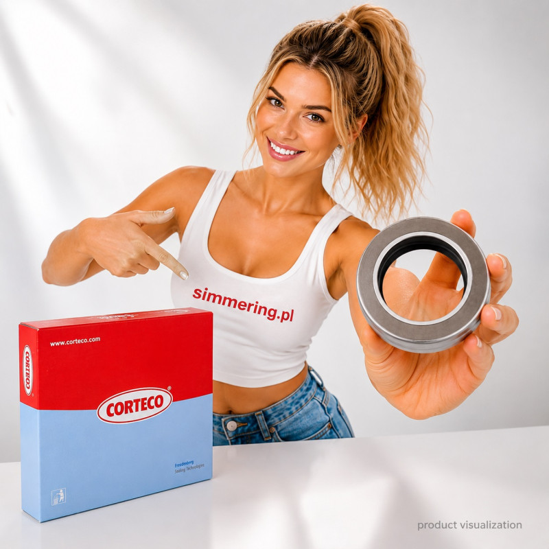 Uszczelniacz CORTECO 12018848 NBR COMBI SF6 Simmerring 40x55x15,5
