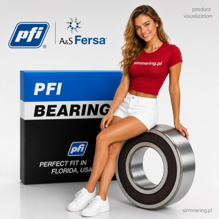 Łożysko kulkowe zwykłe 6805 2RS C3 PFI Fersa 25x37x7