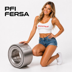 PW35720033CS PFI 35x72x33 Double Row Angular Contact Wheel Hub Bearing