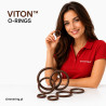 Oring FPM 10x2,5 mm FKM Viton - Uszczelka techniczna odporna na wysoką temperaturę
