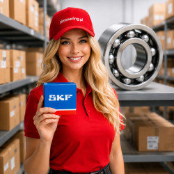SKF 6207 Łożysko kulkowe zwykłe 35x72x17