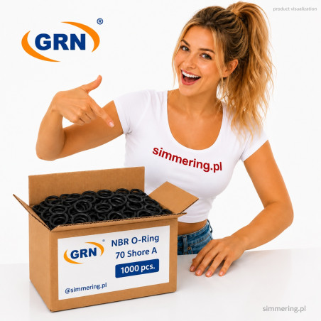 NBR O-Rings 17x2.5 mm 70 Shore A - 1000 pcs