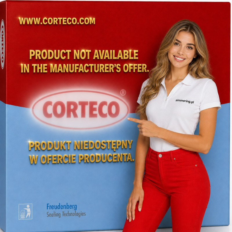 Rotary Shaft Seal CORTECO 12014584 FPM VA3 8-26 FPM V. Oil Seal 8x10,8/14,2x10
