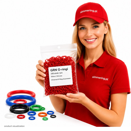 Oring 28x4 MVQ 70 ShA - Silikonowy O-ring