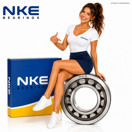 NKE NU 2309 E TVP3 Single Row Cylindrical Roller Bearing 45x100x36 mm