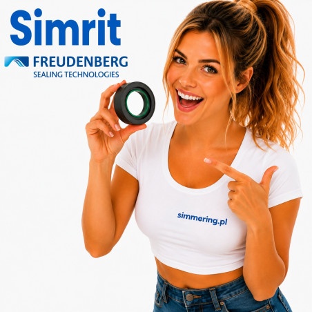 SIMRIT 35x80x13 BAUM FKM - Rotary Shaft Seal