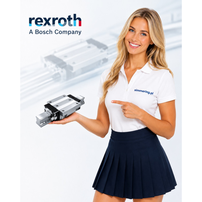 Wózek liniowy Bosch Rexroth R165142320 KWD-045-FNS-C2-H-1
