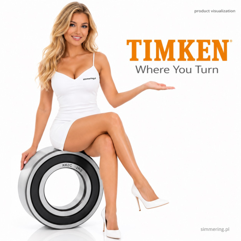 TIMKEN 6207 2RS 35x72x17 Deep Groove Ball Bearing