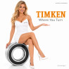 TIMKEN 6207 2RS 35x72x17 Deep Groove Ball Bearing