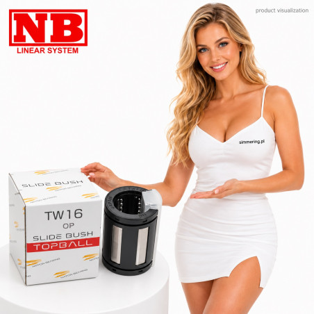 NB TW16 16 mm Self-Aligning Linear Ball Bushing