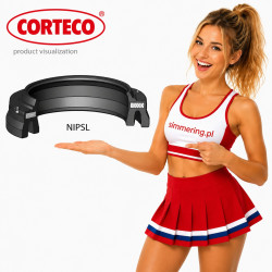 CORTECO 12006335 NBR NIPSL 25x35x7/9.5 oil seal simmerring