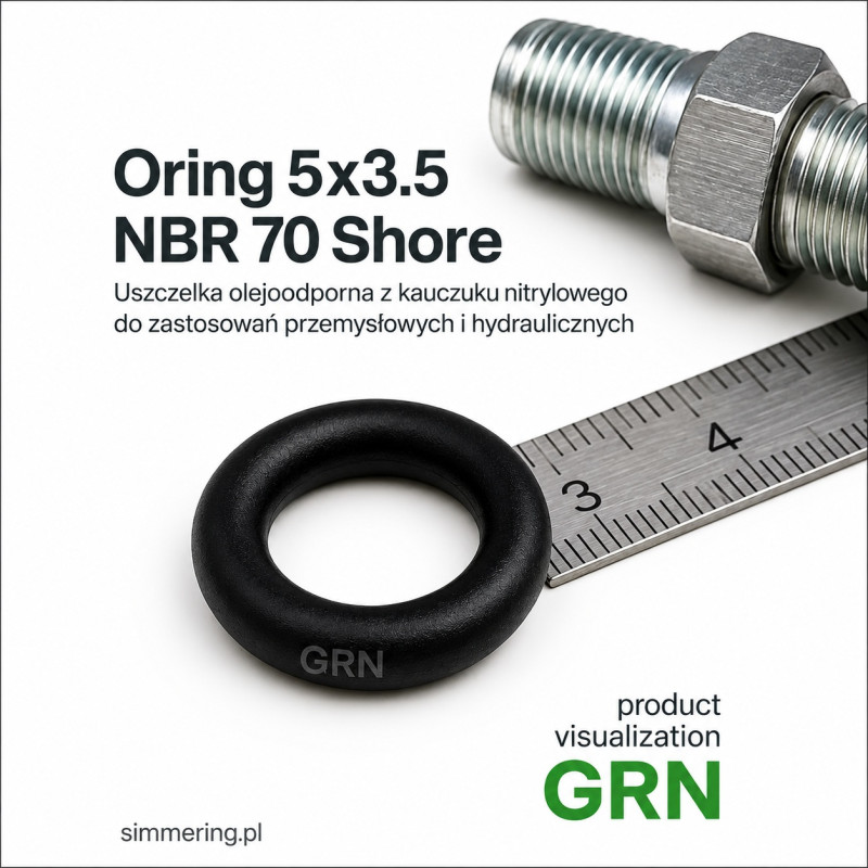 Oring NBR 5x3.5 mm