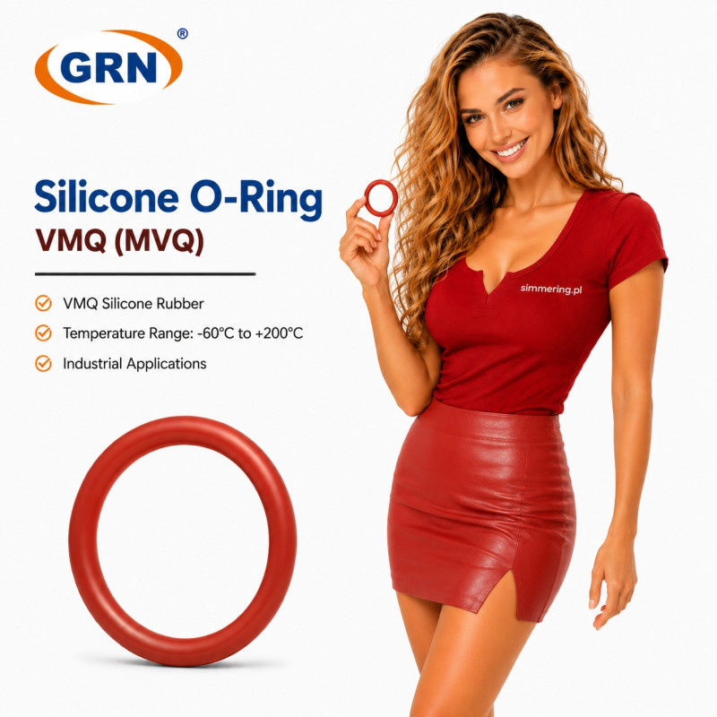 Oring 8x2,5 MVQ 70 ShA - Silikonowy O-ring