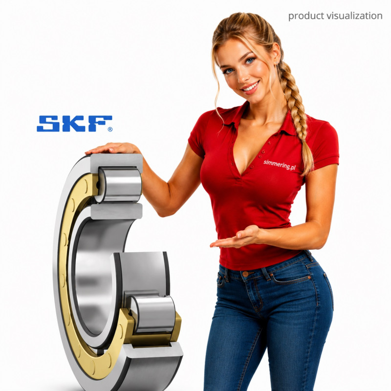 Łożysko wałeczkowe cylindryczne SKF NU 215 ECM C3 75x130x25