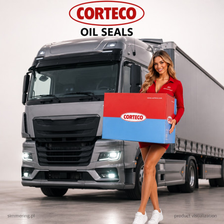 Uszczelniacz CORTECO 01029917 FPM B1BAVISLX26 Simmerring 105x130x12/17