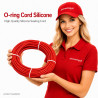 VMQ Silicone O-Ring Cord 11 mm