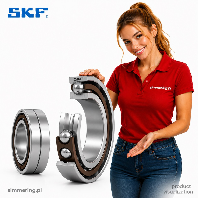 SKF 71960 CDGA/P4A 300x420x56 Precyzyjne Łożysko Kulkowe Skośne