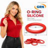 Oring MVQ Silikonowy 23x2,5 70 ShA (100 szt.) Pierścień Uszczelniający