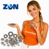 ZEN SMR83 Stainless Steel Deep Groove Ball Bearing 3x8x2.5