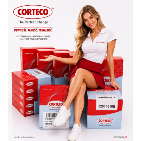 CORTECO NBR 19027683 TC4 Oil Seal 8x18x7