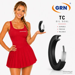 Uszczelniacz 26x47x7 NBR AO/TC Dwuwargowy GRN