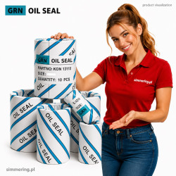 Simmering NBR 28x42x8 AO GRN Dwuwargowy Uszczelniacz
