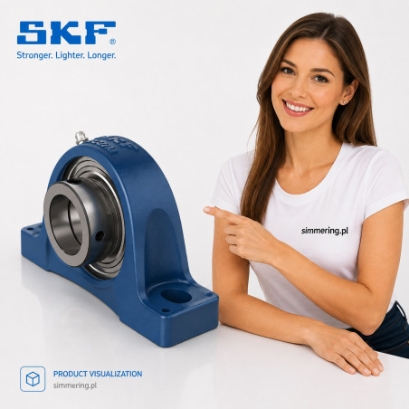 SY 40 FM SKF 40 mm - Stojący Zespół Łożyskowy z Oprawą Żeliwną