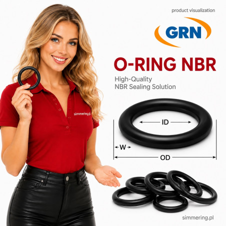 Oring 133x7 NBR 70 ShA