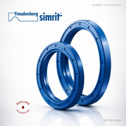 Simmering Simrit 40x68x6/4,5 BAUMSL - Uszczelniacz Wału Freudenberg