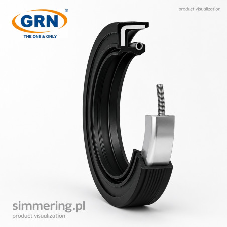 NBR 19.05x31.75x6.35 AO/TC Double Lip Oil Seal