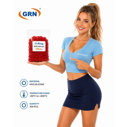 Oring 49x2 MVQ 70 ShA Silicone O-Ring 100 pcs