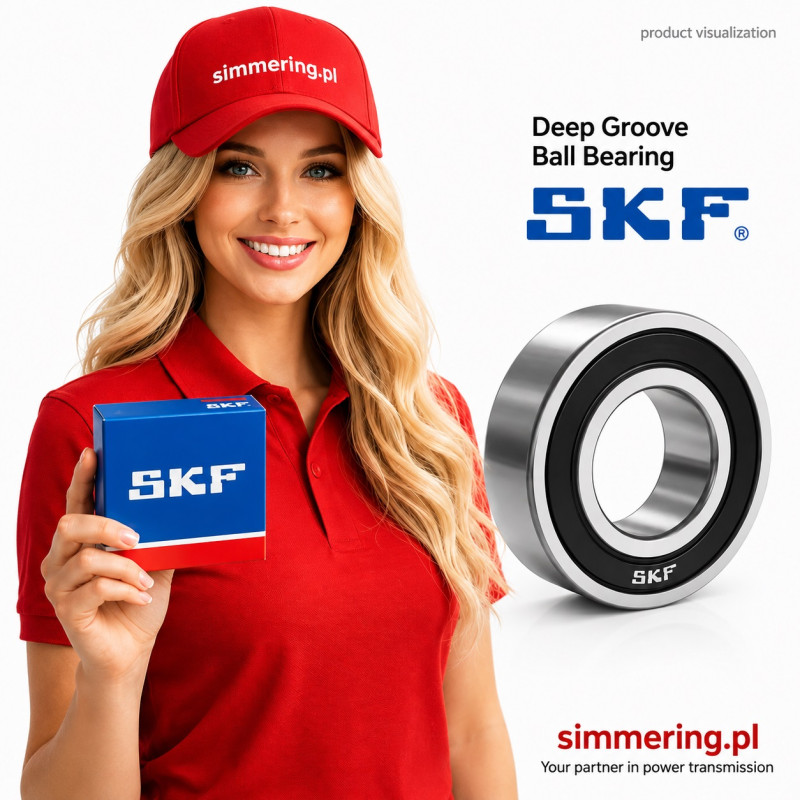 SKF W 6206-2RS1 30x62x16 Nierdzewne łożysko kulkowe zwykłe
