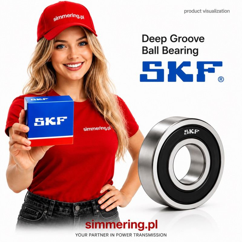 SKF 6003-2RSH 17x35x10 Deep Groove Ball Bearing