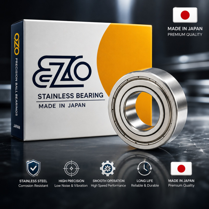 EZO SS 6006 2RS Stainless Steel Ball Bearing 30x55x13