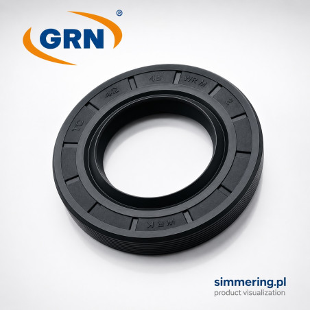 Simmering 100x125x15 NBR AO/TC - uszczelniacz dwuwargowy GRN®