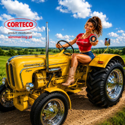 Rotary Shaft Seal CORTECO 01019951 FPM BABDUO 17x30x7 - Oil Seal